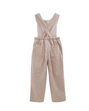 Newness · Peto de pana con tirantes cruzados