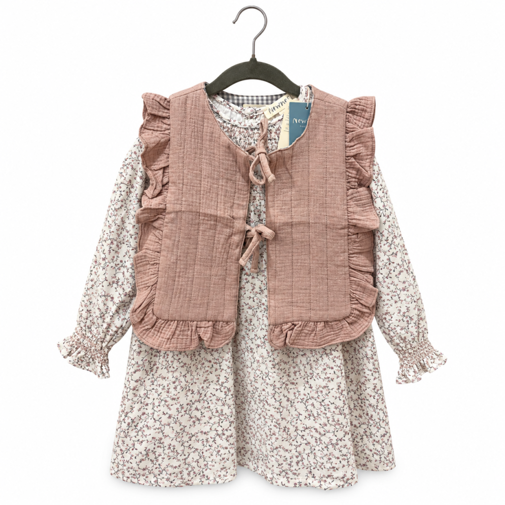 Vestido romántico con Chaleco