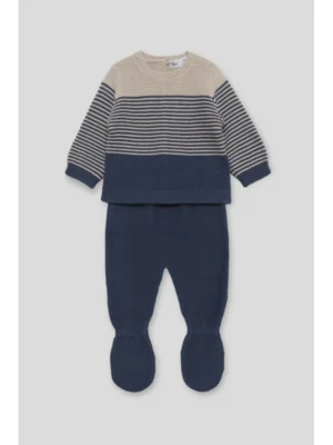 Monkey · Jersey Conjunto de punto con rayas marineras