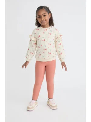 Monkey · Conjunto de sudadera estampada y leggings
