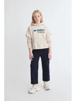 Monkey · Conjunto con sudadera estampada y pantalón