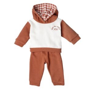 Calamaro · Conjunto Sport Lalin con capucha - Terracota