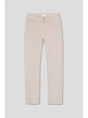 Monkey · Pantalón de Sarga Elástico - Beige
