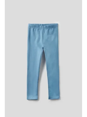 Monkey · Leggings básicos de felpa perchada - Azul niagara