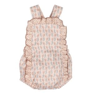 Calamaro · Peto estampado floral - Rosa viejo