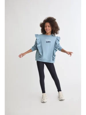 Monkey · Conjunto Nature con Sudadera y Leggings - Azul medio