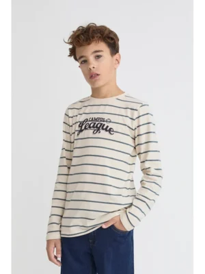 Monkey · Camiseta Campus de Rayas - Crudo