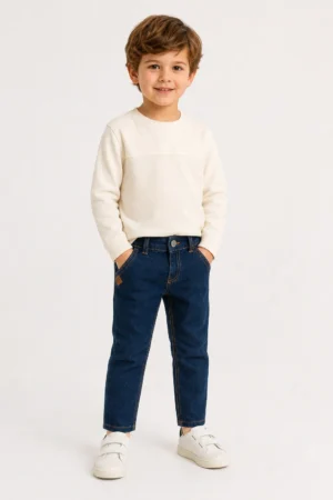 Chicco · Vaquero denim con bolsillos - Denim