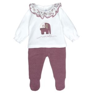 Calamaro · Conjunto de camiseta con polaina Meira - Berenjena