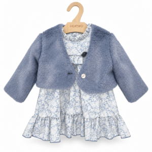 Conjunto Infantil Vestido estampado y bolero