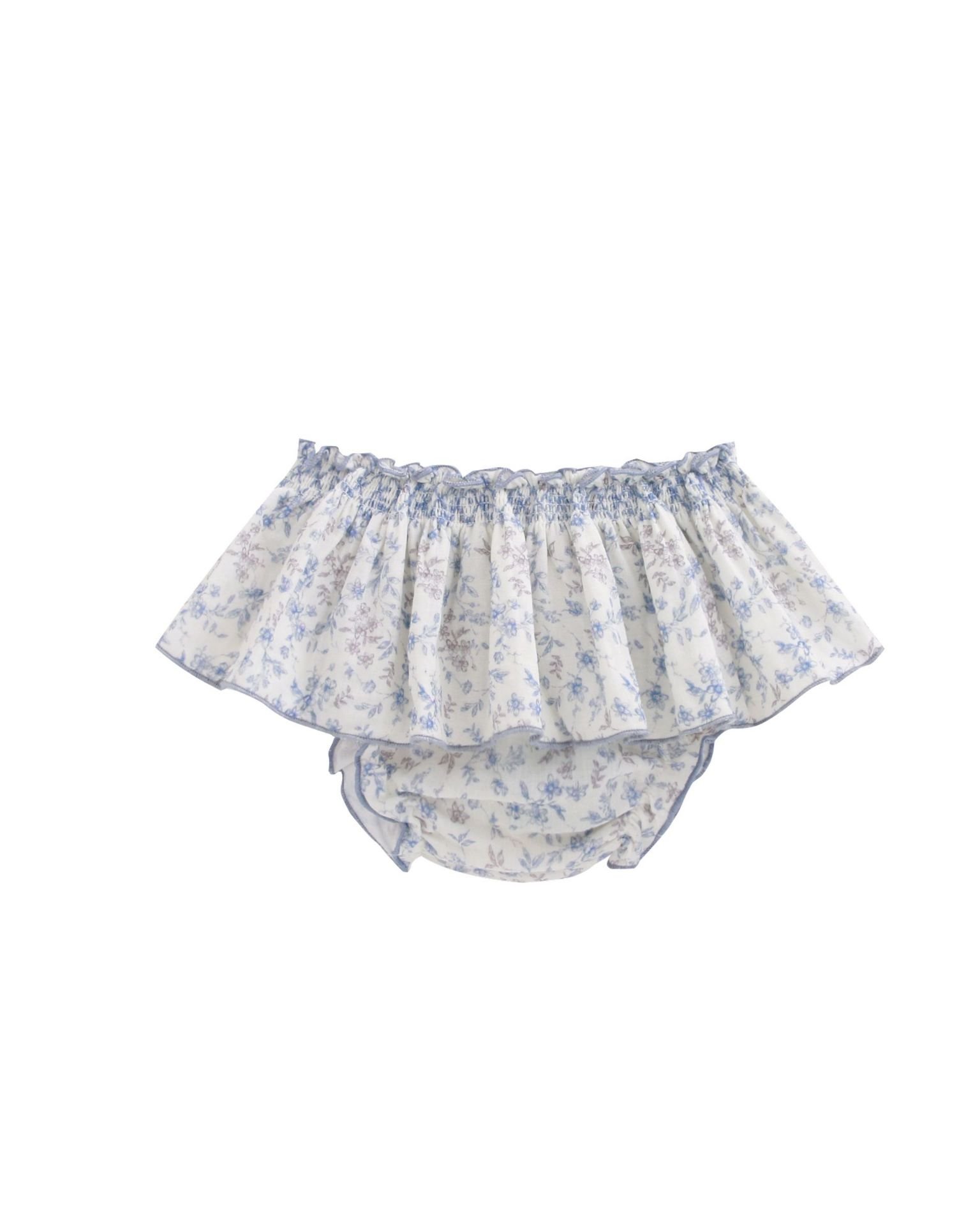 Newness · Conjunto sudadera y cubrepañal con cuello estampado y lazos - Imagen 4