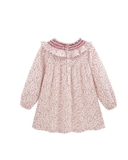 Newness · Vestido estampado con lazo delantero · Blanco
