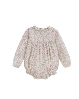Newness · Pelele de manga larga con estampado floral · Rosa