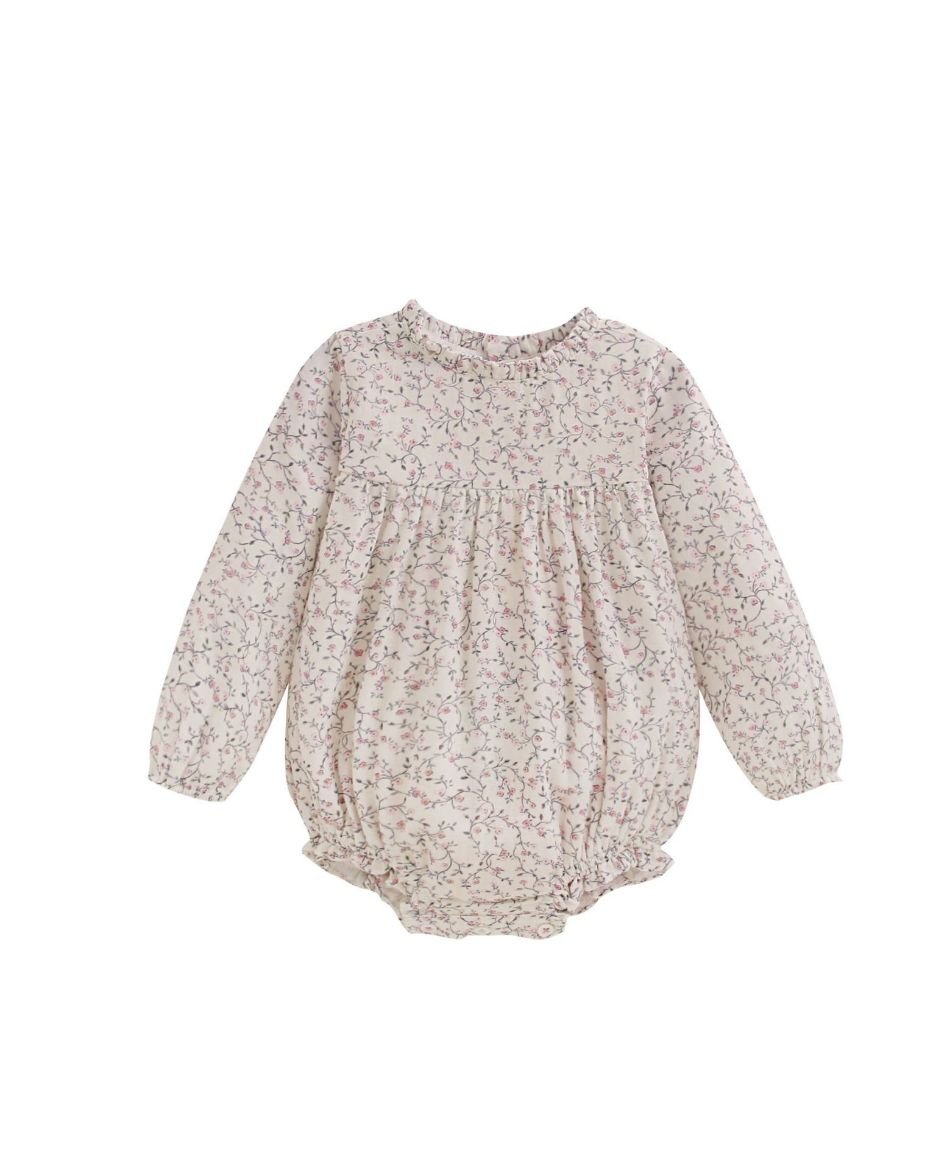 Newness · Pelele de manga larga con estampado floral · Rosa