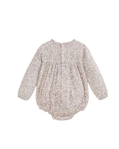 Newness · Pelele de manga larga con estampado floral · Rosa